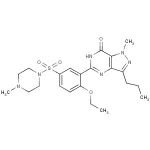 5-[2-Ethoxy-5-(4-methylpiperazin-1-yl-sulphonyl)phenyl]-1-methyl-3-n-propyl-1,6-dihydro-7H-pyrazol[4,3d]pyrimidin-7-one