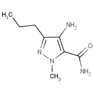 4-Amino-1-methyl-3-propyl-5-pyrazolecarboxamide