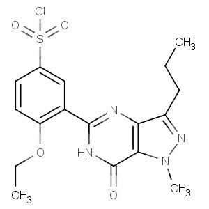 5-(5-Chlorosulfonyl-2-ethoxyphenyl)-1-methyl-3-propyl-1,6-dihydro-7H-pyrazolo[4,3-d]pyrimidin-7-one