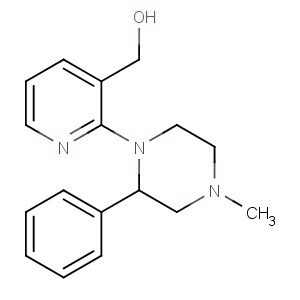 1-(3-Hydroxymethylpyridin-2-yl)-4-methyl-2-phenylpiperazine