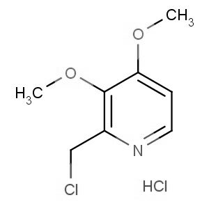 2-Chloromethyl-3,4-dimethoxypyridinium chloride