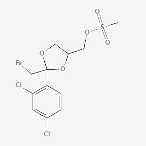 Cis-2-(bromo methyl)-2-(2,4-dichlorophenyl)-4-methane sulphonyl methyl-1,3-dioxolane.(CBM)