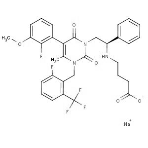 Elagolix Sodium