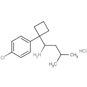 1-[1-(4-Chlorophenyl)cyclobutyl]-3-methylbutylamine hydrochloride