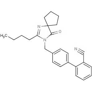 4'-[(2-Butyl-4-oxo-1,3-diazaspiro[4.4]non-1-en-3-yl)methyl]biphenyl-2-carbonitrile