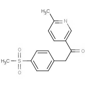 1-(6-Methylpyridin-3-yl)-2-[4-(methylsulfonyl)phenyl]ethanone