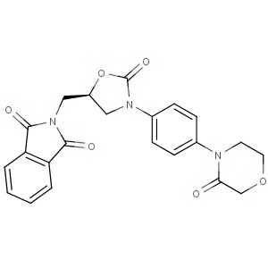 2-[[(5S)-2-Oxo-3-[4-(3-oxo-4-morpholinyl)phenyl]-5-oxazolidinyl]methyl]-1H-isoindole-1,3(2H)-dione