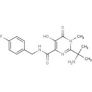 2-(1-Amino-1-methylethyl)-N-(4-fluorobenzyl)-5-hydroxy-1-methyl-6-oxo-1,6-dihydropyrimidine-4-carboxamide