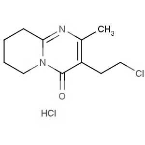 3-(2-Chloroethyl)-2-methyl-6,7,8,9-tetrahydro-4H-pyrido[1,2-a]pyrimidin-4-one hydrochloride